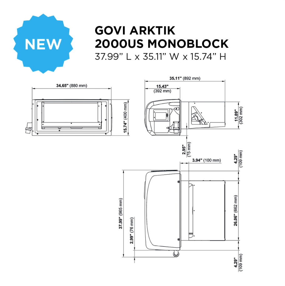 GOVI Arktik 2000US Monoblock